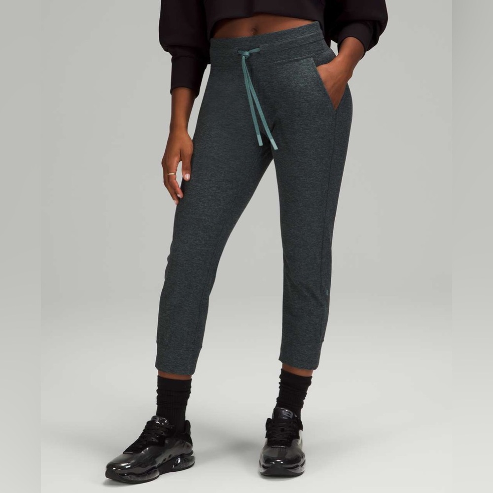 Lululemon Ready to Rulu Jogger Crop Heathered Tidewater Teal Size 4